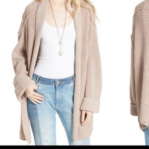 Free people oversized low tide cardigan